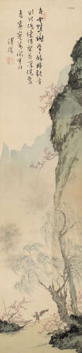 溥儒  1895～1963  春山图  绘画 镜心  设色绢本