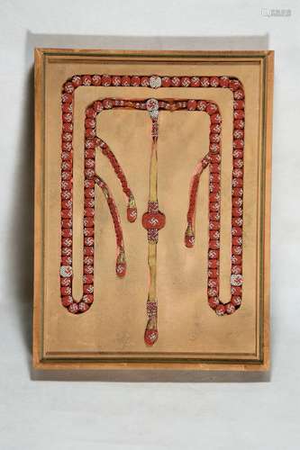 Chinese Set Of Qing Dynasty Qianlong Period Coral String