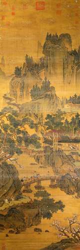 Chinese Ming Dynasty Zhou Chen'S Painting