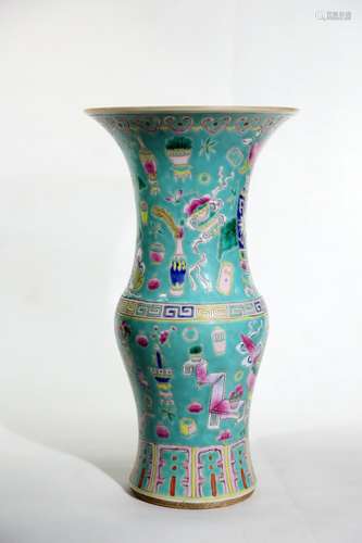 Chinese Famille Rose Porcelain Vase