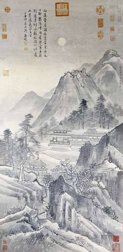 Chinese Song Dynasty Li Tang'S Landscape Painting