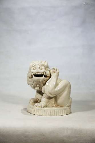 Chinese Ding Kiln Porcelain Lion