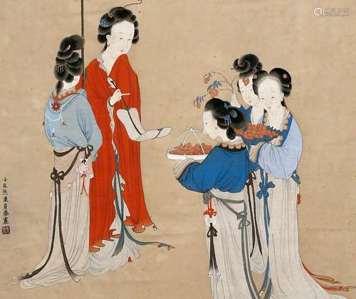 Chinese Jiao Bingzhen'S Painting