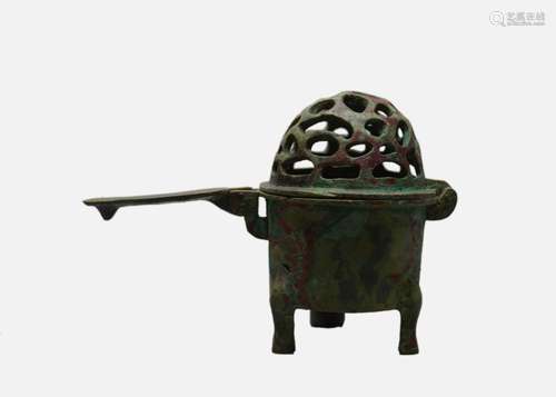 Chinese Bronze Hand Furnace