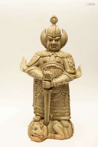 Chinese Celadon Porcelain Figure