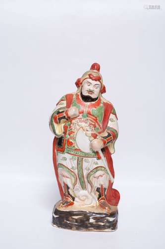 Chinese Exquisite Porcelain Statue