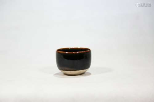 Chinese Black Glazed Porcelain Cup