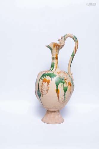 Chinese Tricolor Porcelain Pot