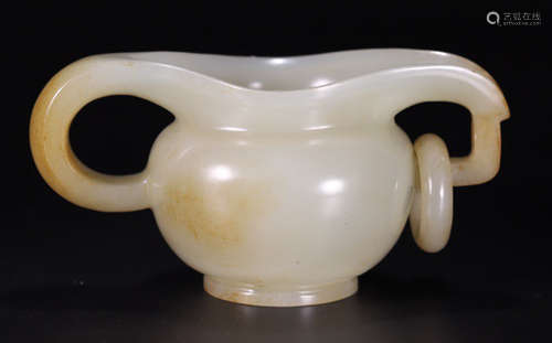 A HETIAN JADE CUP