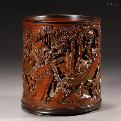 QING DYNASTY,CHINESE CARVED B…