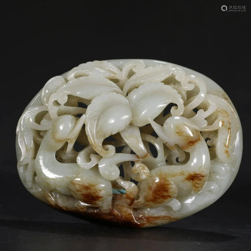 ANCIENT CHINESE HETIAN JADE ACCESSORIES