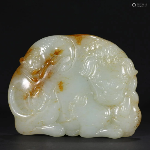 ANCIENT CHINESE WHITE JADE ACCESSORIES