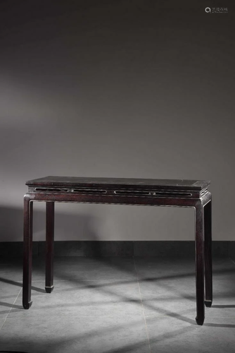 ANCIENT CHINESE RED SANDALWOOD TABLE