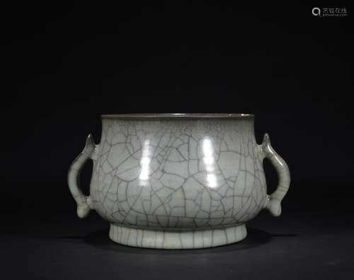 A officer glazed censer,Qing dynasty