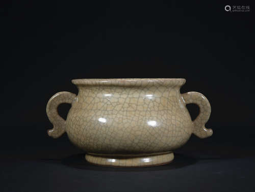 A officer glazed censer,Qing dynasty