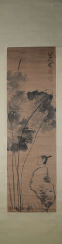 Ming dynasty Zhu da's flower and bird painting