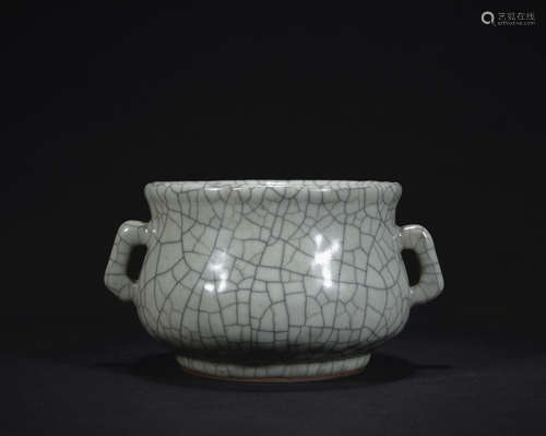 A officer glazed censer,Qing dynasty