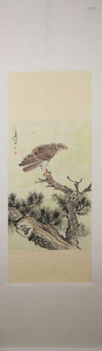 Modern Wang xuetao's flower and bird painting