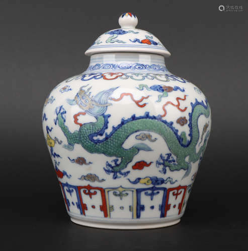 Ming dynasty Dou Cai jar