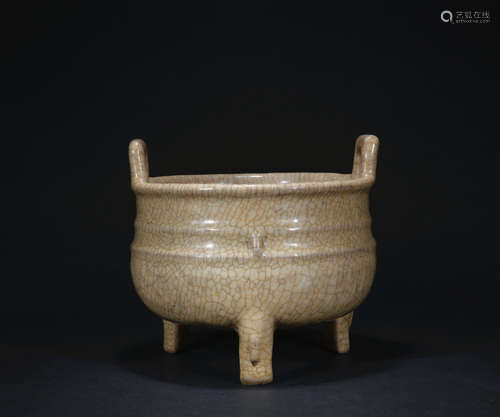 A officer glazed censer,Qing dynasty