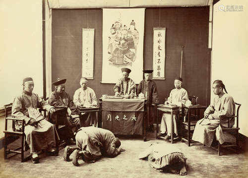 威廉·桑德斯 1870s 威廉·桑德斯 公堂 蛋白照片 / Albumen Print