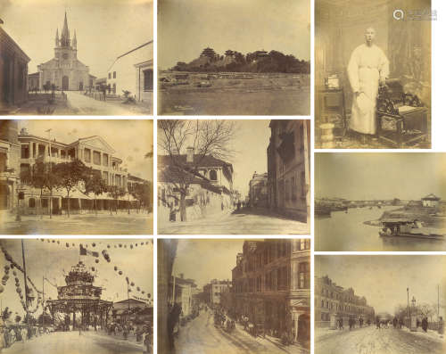 梁时泰 1880-1890s 梁时泰 清末上海天津北京相册（65张） 蛋白照片 / Albumen Print