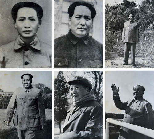 佚名 1920-1960s 毛主席大幅展览照片（32张） 银盐纸基 / Gelatin Silver Print