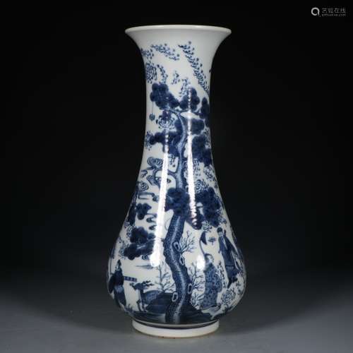 A Chinese Porcelain Blue&White Figure-Story Vase