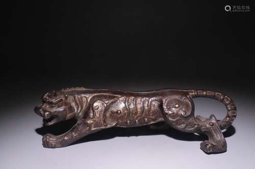 A Chinese Bronze Beast Ornament