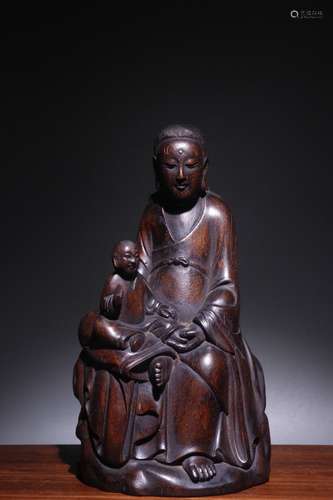 A Chinese Agarwood Guanyin Statue