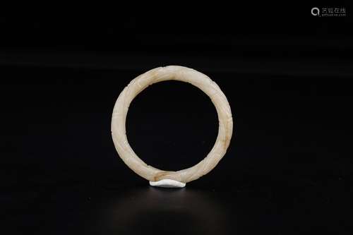 A Chinese Hetian Jade Bangle