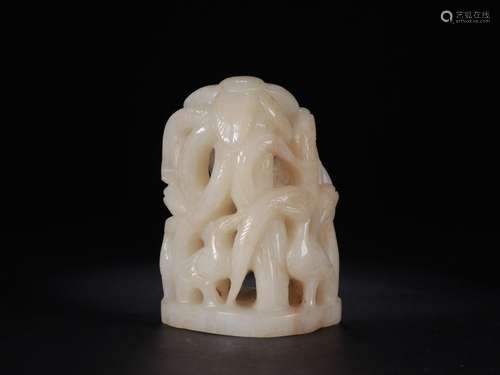 A Chinese Hetian Jade Ornament