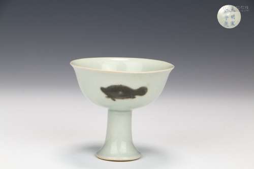 Old Collection  A White Glazed Goblet