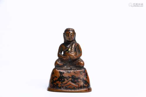 A Small Bronze Buddha in the eighteenth century