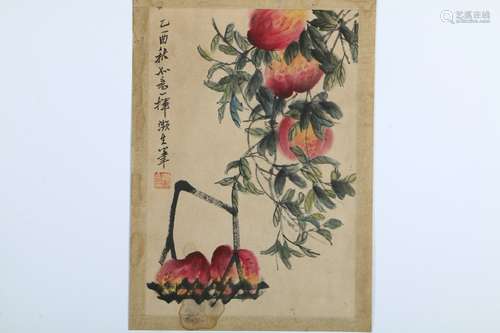 Qi Baishi's Unframed Work: