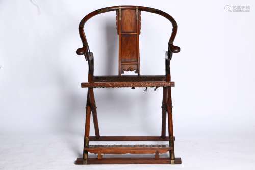 A Huanghuali Wood Chair in the seventeenth century
