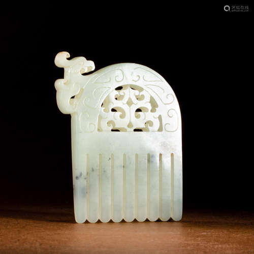 A Chinese Jade Comb