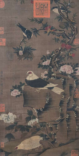 A Chinese Flower&bird Painting, Li Di Mark