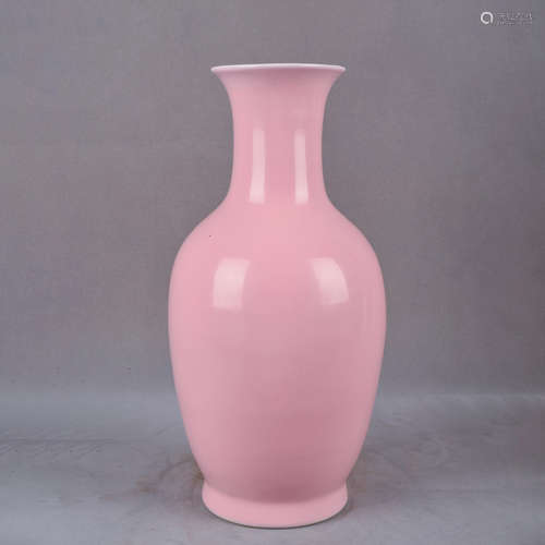 A Chinese Pink Glaze Porcelain Vase