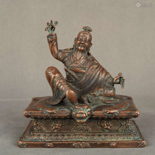 A Chinese Copper Buddha Statue