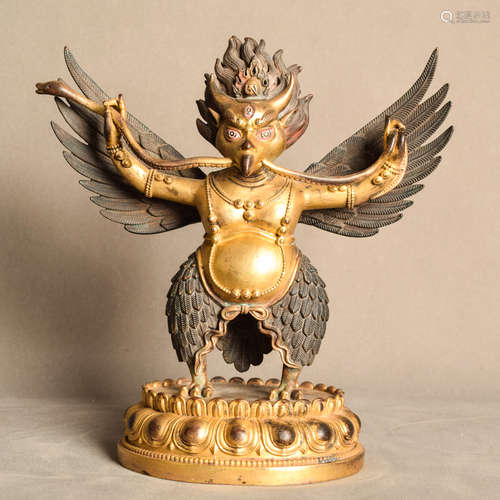 A Chinese Gild Bronze Buddha Statue