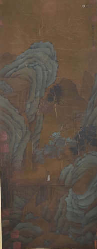 A Chinese Landscape Painting, Liu Songnian Mark