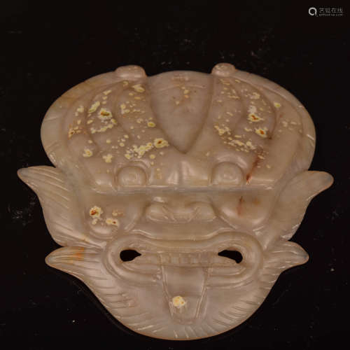 A Chinese Hetian Jade Carved Ornament