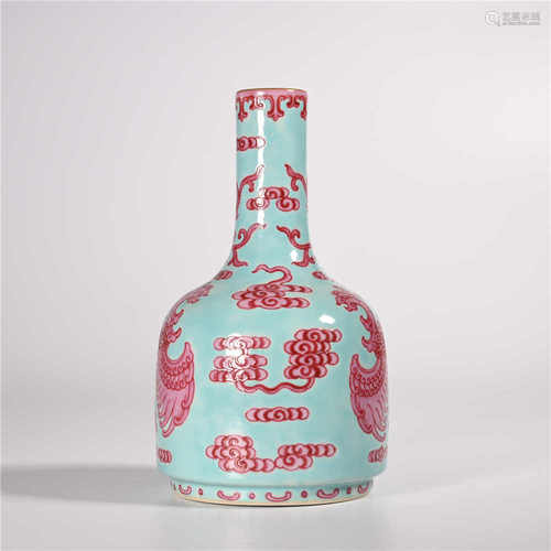 Qianlong of Qing Dynasty            Pastel bottle