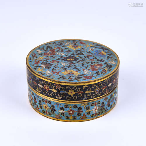 the Ming dynasty            Cloisonne box