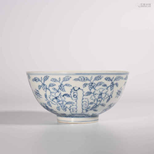 Mingchenghua            Blue and white light painted cup