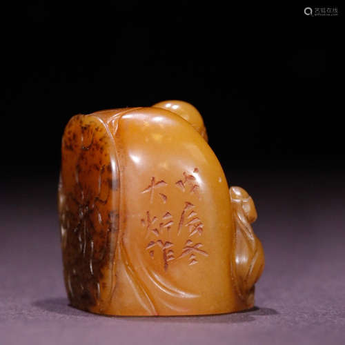 A Chinese Tianhuang Stone Carved Seal