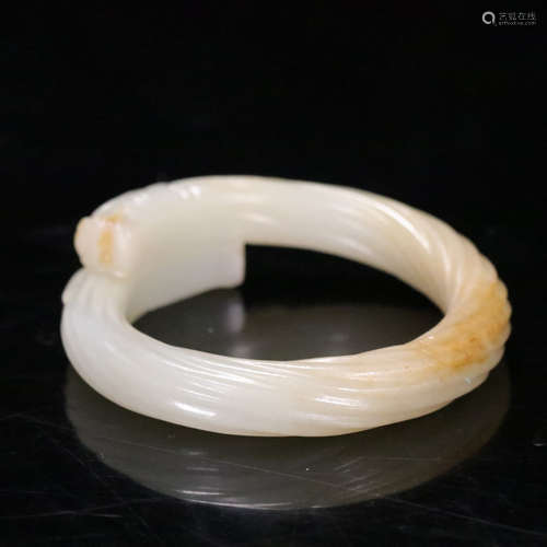 A Chinese Hetian Jade Bracelet