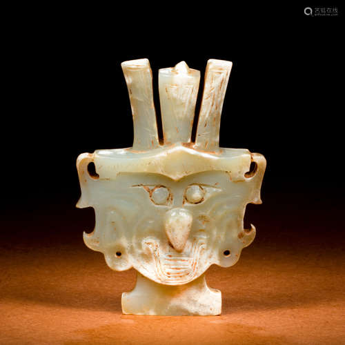 A Chinese Jade Beast Ornament