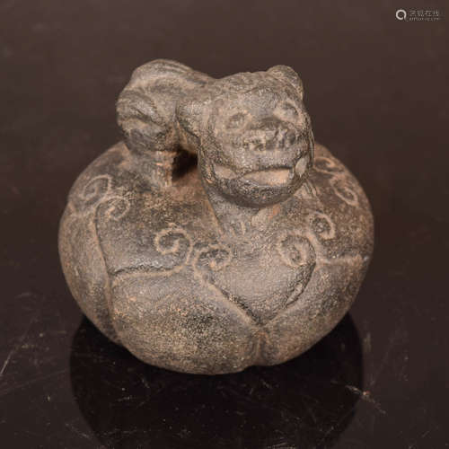 A Chinese Stone Paper Weight